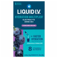 Liquid I.V.® Hydration Multiplier® Concord Grape Electrolyte Drink Mix Packets Perspective: Main
