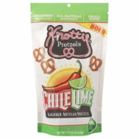 Knotty Pretzels - Pretzels Chile Lime 7.5 oz (Pack of 12)