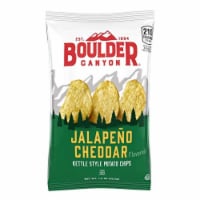 Boulder Canyon Jalapeno Cheddar Kettle Chips, 1.5 Ounce | 10 Count