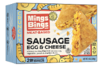Mings Bings Meat Based Sausage Egg & Cheese Bings Perspective: Main