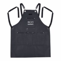 StyleCraft Heavy Weight Waterproof Pro Barber/Salon Apron Cross Back Strap