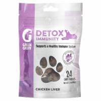Green Gruff Detox Immunity Chicken Liver 24 Chews - 1.7 oz (48 g)