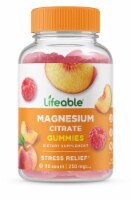 Lifeable® Extra Strength Magnesium Citrate Gummies - Muscle Relaxation - 60 Gummies Perspective: Main