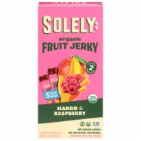 Solely® Organic Mango Raspberry Fruit Jerky Perspective: Main