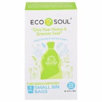 Ecosoul Home - Trash Bags 4 Gal Compostable 25 Count (Pack of 12)