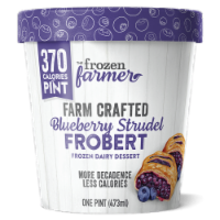 The Frozen Farmer Blueberry Strudel Frobert Frozen Dairy Dessert Pint Perspective: Main