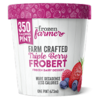 The Frozen Farmer Triple Berry Frobert Ice Cream Perspective: Main