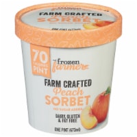 The Frozen Farmer™ Peach Sorbet Pint Perspective: Main