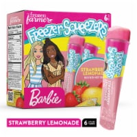 The Frozen Farmer® Barbie™ Freezer Squeezers™ Strawberry Lemonade Sorbet Pops Perspective: Main