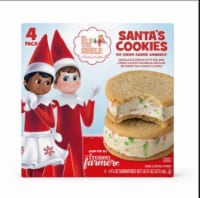 The Frozen Farmer Elf on the Shelf Santa's Cookies Ice Cream Sandwiches