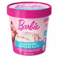 The Frozen Farmer Barbie™ Raspberry Cupcake Glitz Ice Cream Pint Perspective: Main