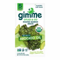 Gimme® Grab & Go Roasted Seaweed Sea Salt & Avocado Oil Snacks Perspective: Main