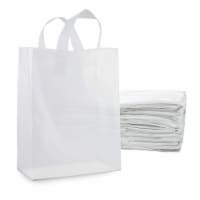 Prime Line Packaging Clear Plastic Bags with Soft Loop Handles Gift Bags, 50 Pack - 10x5x13x5