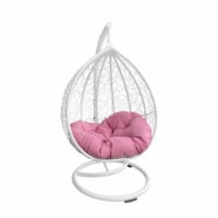 M&M Sales Enterprises MM00147-PNK Children Swoon Pod Hanging Chair Swing, Pink