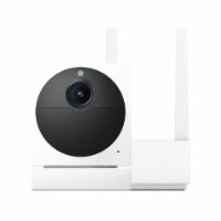 Wyze Outdoor D Indoor/Outdoor Wire-Free Smart HomeStarter Bundle v2 Base Station Camera Perspective: Main