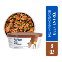 PetPlate Human-Grade Beef Entrée Fresh Dog Food For All Life Stages Perspective: Main