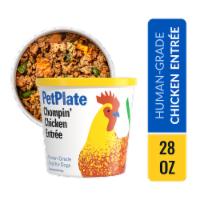 PetPlate Human-Grade Chicken Entrée Fresh Dog Food For All Life Stages Perspective: Main