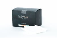 Ladybox Boutique Organic Overnight Menstrual Pads with Wings-24CT