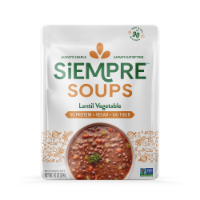Siempre Soups Lentil Vegetable Soup Perspective: Main
