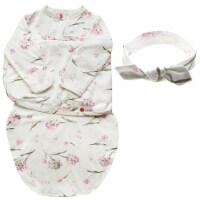 embe Infant Headband And Long Sleeve Swaddle Sack Bundle