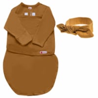 embe Infant Headband And Long Sleeve Swaddle Sack Bundle