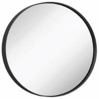 Hamilton Hills 24  Round Mirror Bronze | Brushed Metal Framed | Classic Design