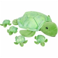 PixieCrush Turtle Stuffed Animals w/ 4 Baby Turtles; Ages 3-8
