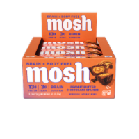 Mosh® Peanut Butter Chocolate Crunch Nutrition Bars Perspective: Main