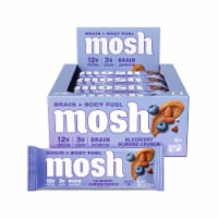 Mosh® Blueberry Almond Crunch Brain + Body Fuel Nutrition Bar Perspective: Main