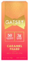 Gatsby Caramel Filled Milk Chocolate Bar Perspective: Main