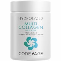 Codeage Hydrolyzed Multi Collagen + Gut Blend Dietary Supplement Capsules