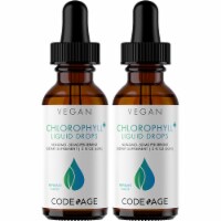 Codeage Vegan Peppermint Flavor Chlorophyll Dietary Supplement Liquid Drops
