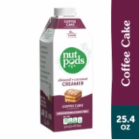 nutpods® Unsweetened Non Dairy Coffee Cake made with Almonds and Coconuts Coffee Creamer Perspective: Main