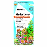 Floradix Kinder Love Gluten-Free Children's Liquid Multivitamin and Herbal Supplement