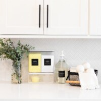 Black Minimalist Home Laundry Labels