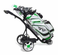 Super E-Caddy The Weekender 3-Wheel Electric Portable Green Golf Push Cart