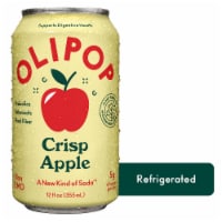 Olipop® Crisp Apple Prebiotic Soda Can Perspective: Main