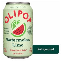 Olipop® Watermelon Lime Soda Can Perspective: Main
