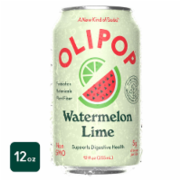 Olipop® Watermelon Lime Soda Can Perspective: Main