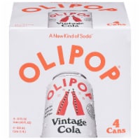 Olipop® Vintage Cola Prebiotic Soda Cans Perspective: Main