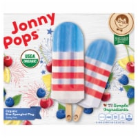 Jonny Pops® Star-Spangled Flag Fruit Pops Perspective: Main