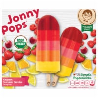 JonnyPops® Organic Summer Sunrise Water Popsicle Perspective: Main