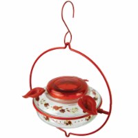Nature's Way Top-Fill Crimson Corsage Hummingbird Glass Feeder