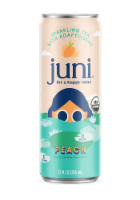 Juni® Sparkling Tea With Adaptogens Peach Perspective: Main