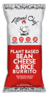 Tattooed Chef™ Gluten-Free Plant Based Bean Cheese & Rice Burrito
