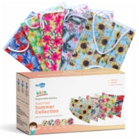 WeCare Individually Wrapped Kids Face Masks, Pack of 50, Summer Collection