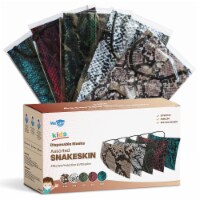 WeCare Individually Wrapped Face Masks, Pack of 50, Snakeskin Collection