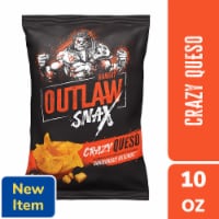 Outlaw Snax Crazy Queso Tortilla Chips Perspective: Main