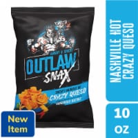 Outlaw Snax Crazy Queso Nashville Hot Corn Chips