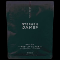 Stephen James Medium Roast Whole Bean Coffee Perspective: Main